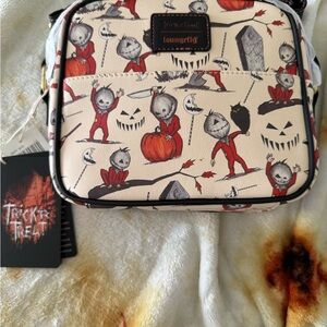 Loungefly Cream & Black Trick 'r Treat Mini Crossbody